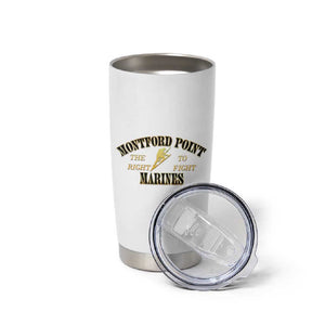 Montford Point Marines Tumbler Cup African American Heroes White - African Pride