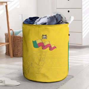 Afro Benin Football Laundry Basket Come On Les Guepards - African Pride