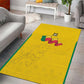 Afro Benin Football Area Rug Come On Les Guepards - African Pride