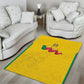 Afro Benin Football Area Rug Come On Les Guepards - African Pride