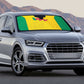 Benin Football Auto Sun Shade Go Champions Les Guepards