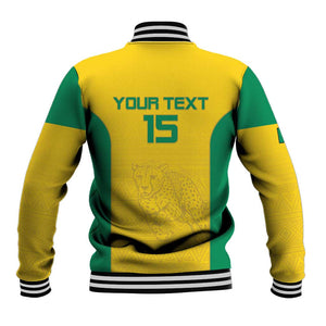 Afro Benin Football Custom Baseball Jacket Come On Les Guepards - African Pride