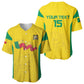 Afro Benin Football Custom Baseball Jersey Come On Les Guepards LT15