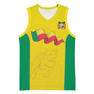 Afro Benin Football Custom Basketball Jersey Come On Les Guepards - African Pride