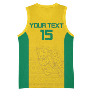 Afro Benin Football Custom Basketball Jersey Come On Les Guepards - African Pride