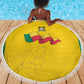 Afro Benin Football Beach Blanket Come On Les Guepards - African Pride