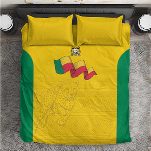 Afro Benin Football Bedding Set Come On Les Guepards - African Pride