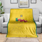 Afro Benin Football Blanket Come On Les Guepards - African Pride