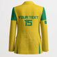 Custom Benin Football Blazer Go Champions Les Guepards