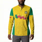 Custom Benin Football Button Sweatshirt Go Champions Les Guepards