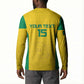Custom Benin Football Button Sweatshirt Go Champions Les Guepards