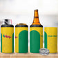 Afro Benin Football Custom 4 in 1 Can Cooler Tumbler Come On Les Guepards - African Pride