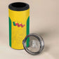 Afro Benin Football Custom 4 in 1 Can Cooler Tumbler Come On Les Guepards - African Pride