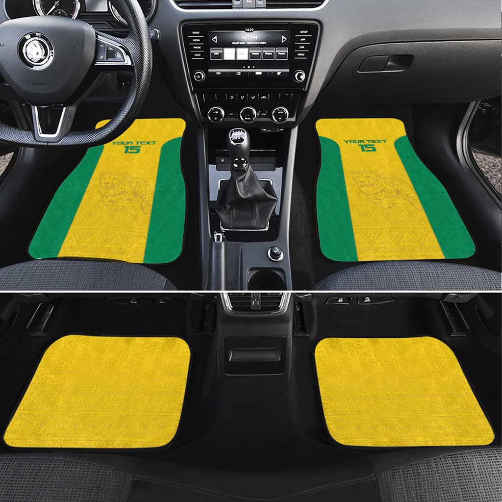 Afro Benin Football Custom Car Mats Come On Les Guepards - African Pride