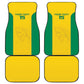 Afro Benin Football Custom Car Mats Come On Les Guepards - African Pride