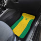 Afro Benin Football Custom Car Mats Come On Les Guepards - African Pride