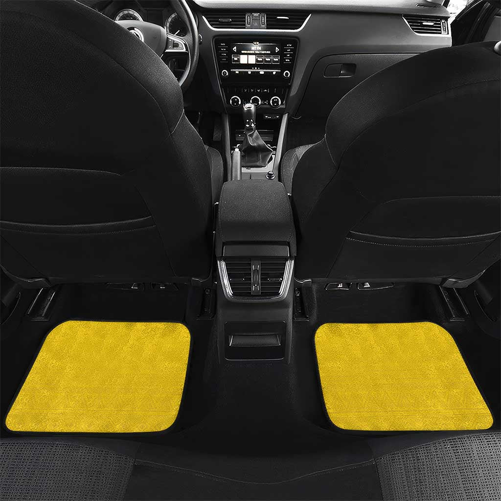 Afro Benin Football Custom Car Mats Come On Les Guepards - African Pride