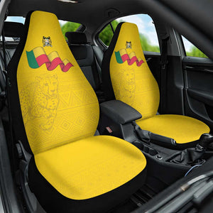 Afro Benin Football Car Seat Cover Come On Les Guepards - African Pride