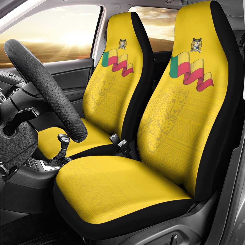 Afro Benin Football Car Seat Cover Come On Les Guepards - African Pride