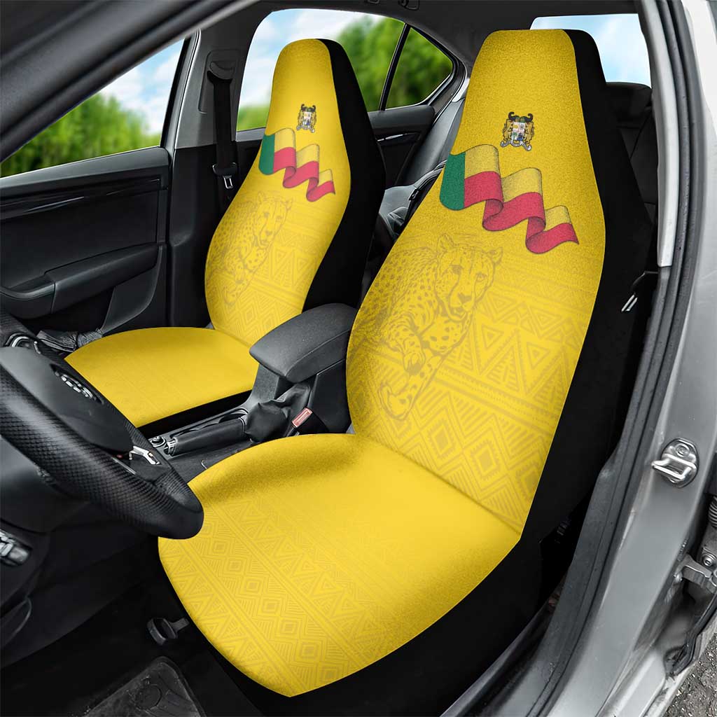 Afro Benin Football Car Seat Cover Come On Les Guepards - African Pride