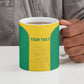 Custom Benin Football Ceramic Mug Go Champions Les Guepards