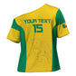 Custom Benin Football Cross Shoulder Shirt Go Champions Les Guepards