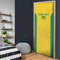 Custom Benin Football Door Cover Go Champions Les Guepards