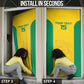 Custom Benin Football Door Cover Go Champions Les Guepards