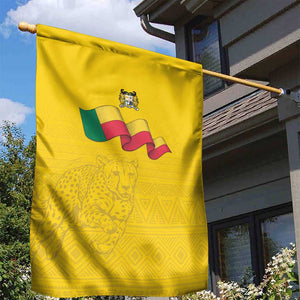 Afro Benin Football Garden Flag Come On Les Guepards - African Pride