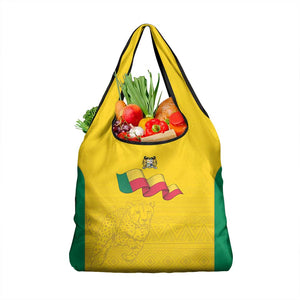 Afro Benin Football Grocery Bag Come On Les Guepards - African Pride