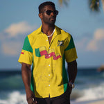 Afro Benin Football Custom Hawaiian Shirt Come On Les Guepards - African Pride