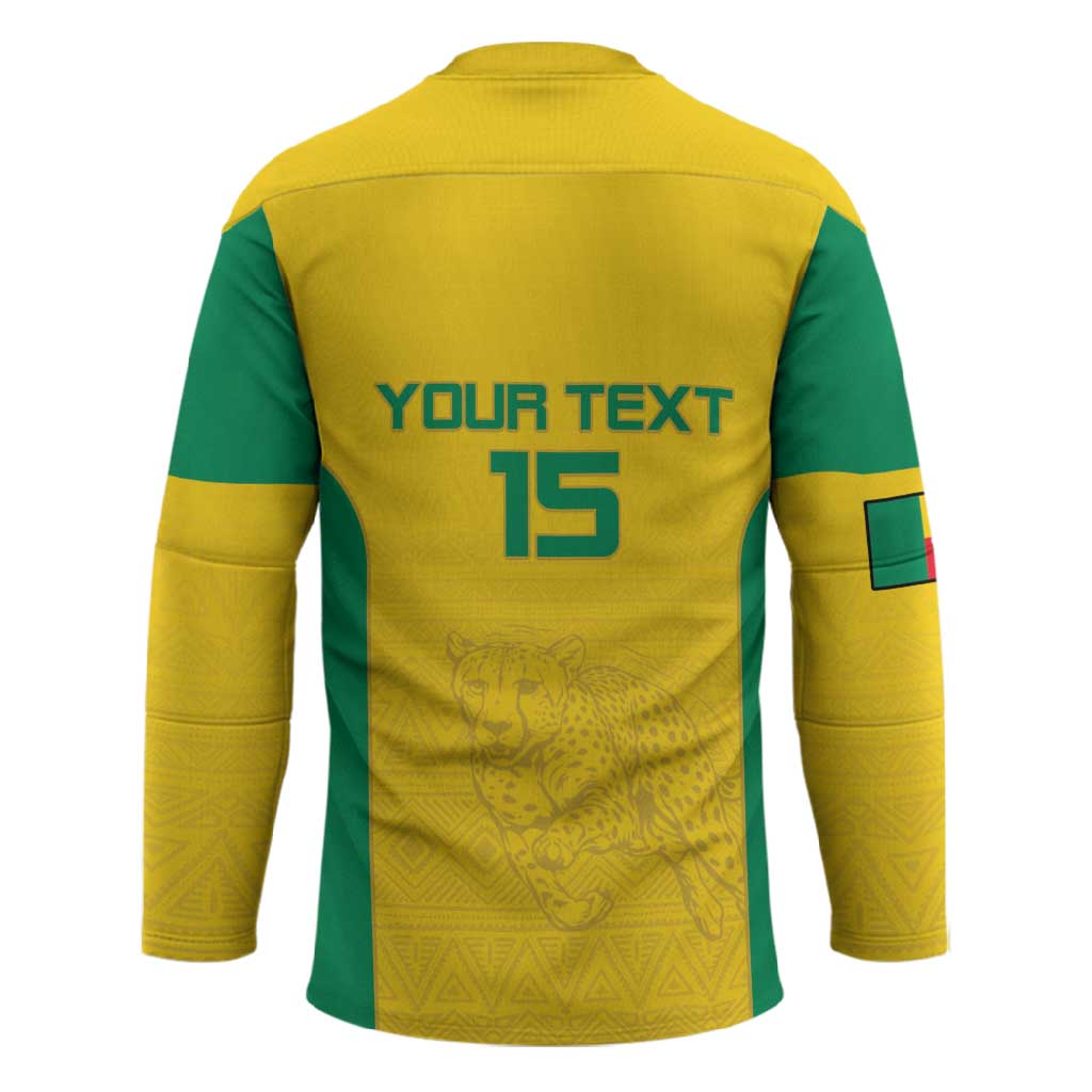Custom Benin Football Hockey Jersey Go Champions Les Guepards