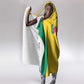 Afro Benin Football Hooded Blanket Come On Les Guepards - African Pride