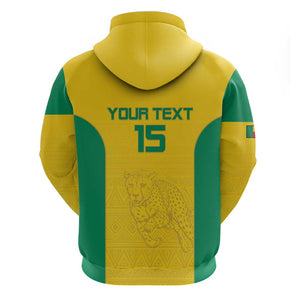 Afro Benin Football Custom Hoodie Come On Les Guepards - African Pride
