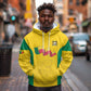 Afro Benin Football Custom Hoodie Come On Les Guepards - African Pride