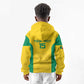 Afro Benin Football Custom Kid Hoodie Come On Les Guepards - African Pride