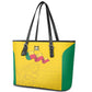 Afro Benin Football Leather Tote Bag Come On Les Guepards - African Pride
