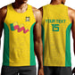 Afro Benin Football Custom Men Tank Top Come On Les Guepards - African Pride