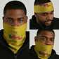 Afro Benin Football Neck Gaiter Come On Les Guepards - African Pride