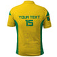 Afro Benin Football Custom Polo Shirt Come On Les Guepards LT15
