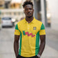 Afro Benin Football Custom Polo Shirt Come On Les Guepards - African Pride