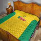 Afro Benin Football Quilt Come On Les Guepards - African Pride