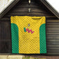 Afro Benin Football Quilt Come On Les Guepards - African Pride
