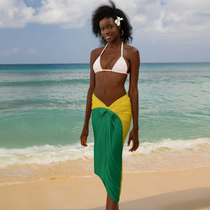 Afro Benin Football Sarong Come On Les Guepards - African Pride