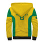 Afro Benin Football Custom Sherpa Hoodie Come On Les Guepards - African Pride
