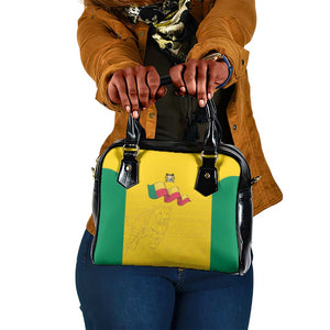 Afro Benin Football Shoulder Handbag Come On Les Guepards - African Pride