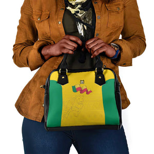 Afro Benin Football Shoulder Handbag Come On Les Guepards - African Pride