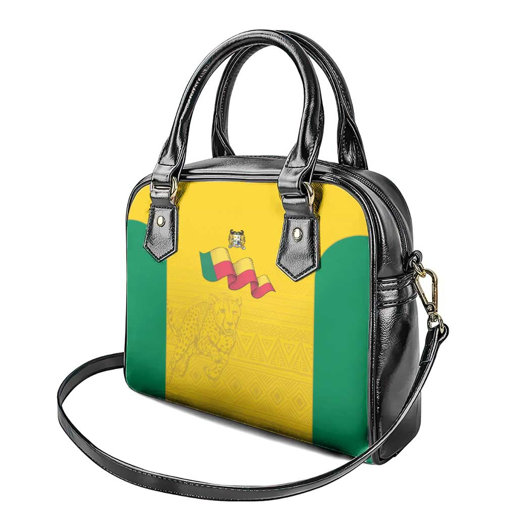 Afro Benin Football Shoulder Handbag Come On Les Guepards - African Pride