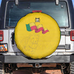 Afro Benin Football Spare Tire Cover Come On Les Guepards - African Pride