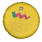 Afro Benin Football Spare Tire Cover Come On Les Guepards - African Pride